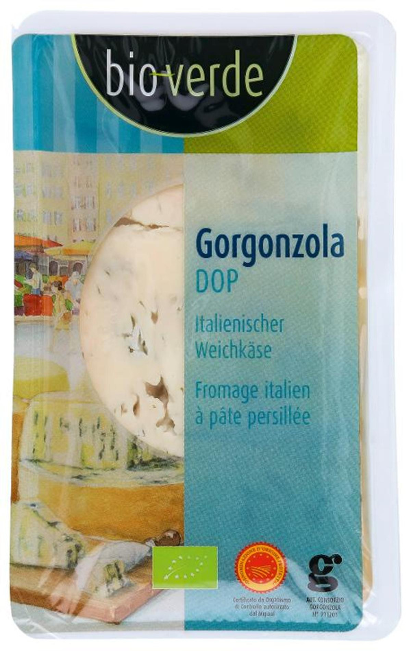 Produktfoto zu Gorgonzola DOP 125g bio verde