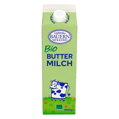 Produktfoto zu VPE Buttermilch 10x1000g Upländer Bauernmolkerei