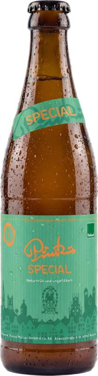 Produktfoto zu VPE Bier Spezial naturtrüb 8x0,5 l Pinkus