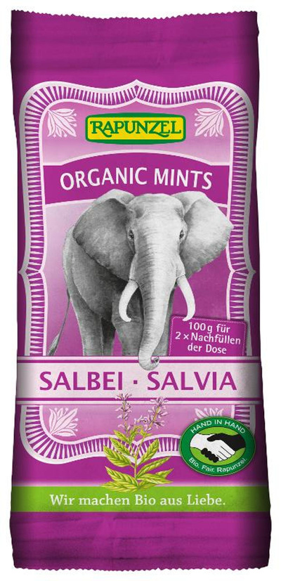 Produktfoto zu Organic Mints Salbei 100g Rapunzel