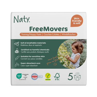 Produktfoto zu VPE Windeln Größe 5 6x22 St. Naty