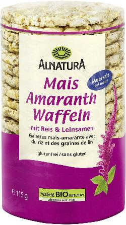 Produktfoto zu Mais Amaranth Waffeln 115g Alnatura