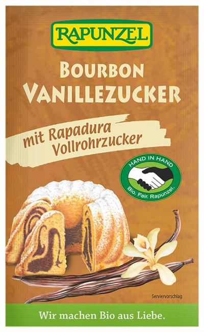 Produktfoto zu Vanillezucker Bourbon 8g Rapunzel