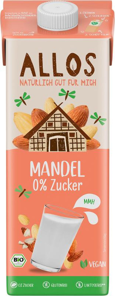 Produktfoto zu VPE Mandel Drink naturell 6x1 l Allos