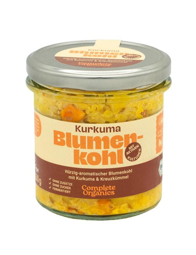 Produktfoto zu VPE Kurkuma Blumenkohl 6x230g Complete Organics