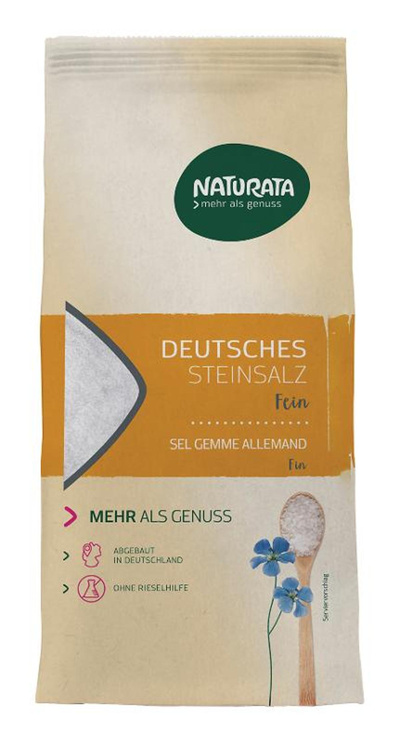 Produktfoto zu Deutsches Steinsalz 500g Naturata