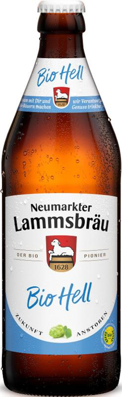 Produktfoto zu Lammsbräu Hell 0,5l Neumarkter Lammsbräu