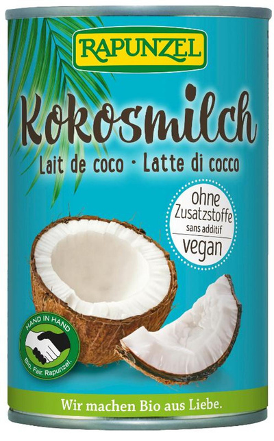 Produktfoto zu VPE Kokosmilch 6x400 ml Rapunzel