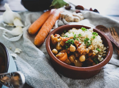 Produktfoto zu Rezept der Woche "Gemüse Couscous"