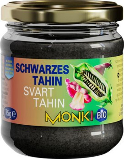 Produktfoto zu Tahin Sesammus schwarz 175g Monki