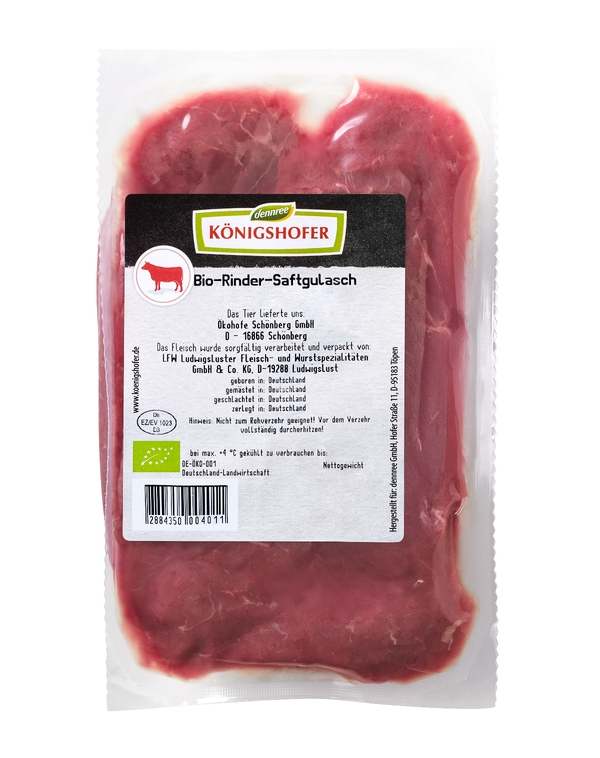 Produktfoto zu Rinder-Saftgulasch 400g Königshofer