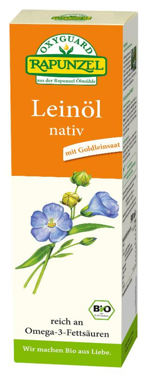 Produktfoto zu Leinöl nativ 500ml Rapunzel