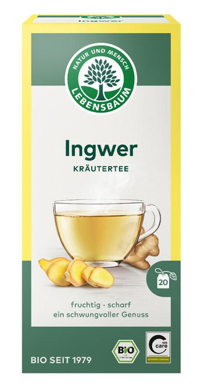 Produktfoto zu Ingwer 20 TB 30g Lebensbaum