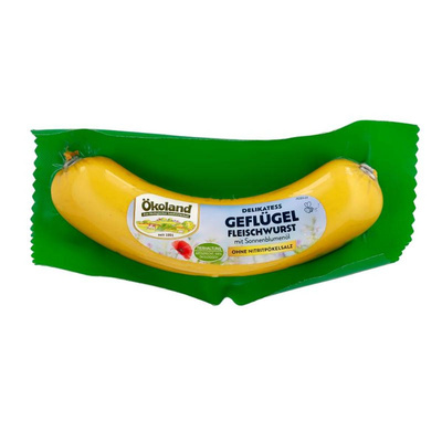 Produktfoto zu Delikatess-Geflügel-Fleischwurst 180g Ökoland
