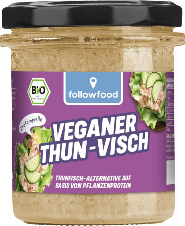 Produktfoto zu Veganer ThunVisch 180g Followfood