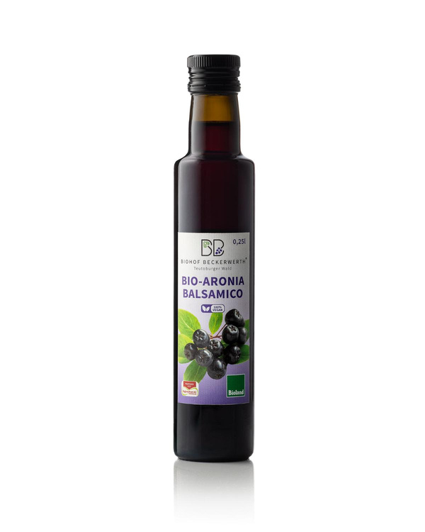 Produktfoto zu Aronia Balsamico 0,25l Biohof Beckerwerth