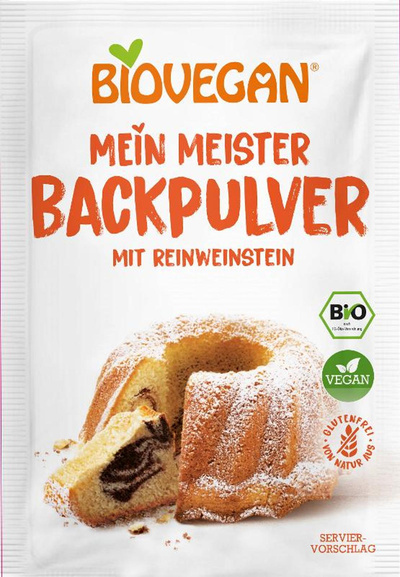 Produktfoto zu Meister Backpulver 3x17g Biovegan