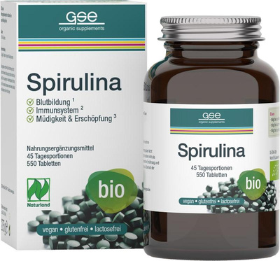 Produktfoto zu Spirulina 550 Tabletten GSE
