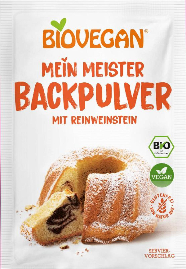 Produktfoto zu Meister Backpulver 3x17g Biovegan