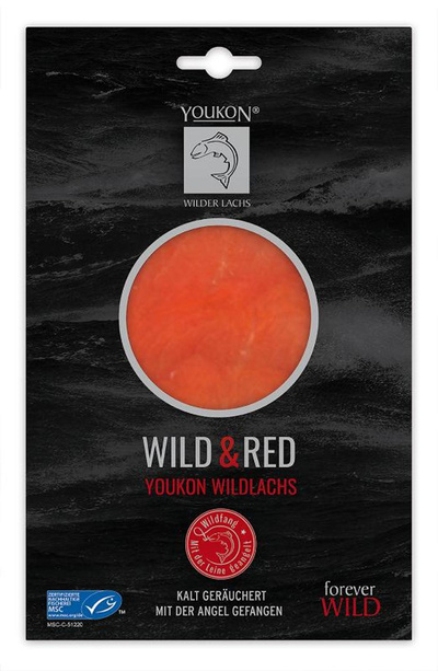 Produktfoto zu Alaska Wildlachs Wild & Red 75g Youkon Wilder Lachs