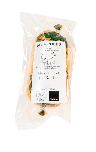 Produktfoto zu Fleischwurst für Kinder 200g Schröders