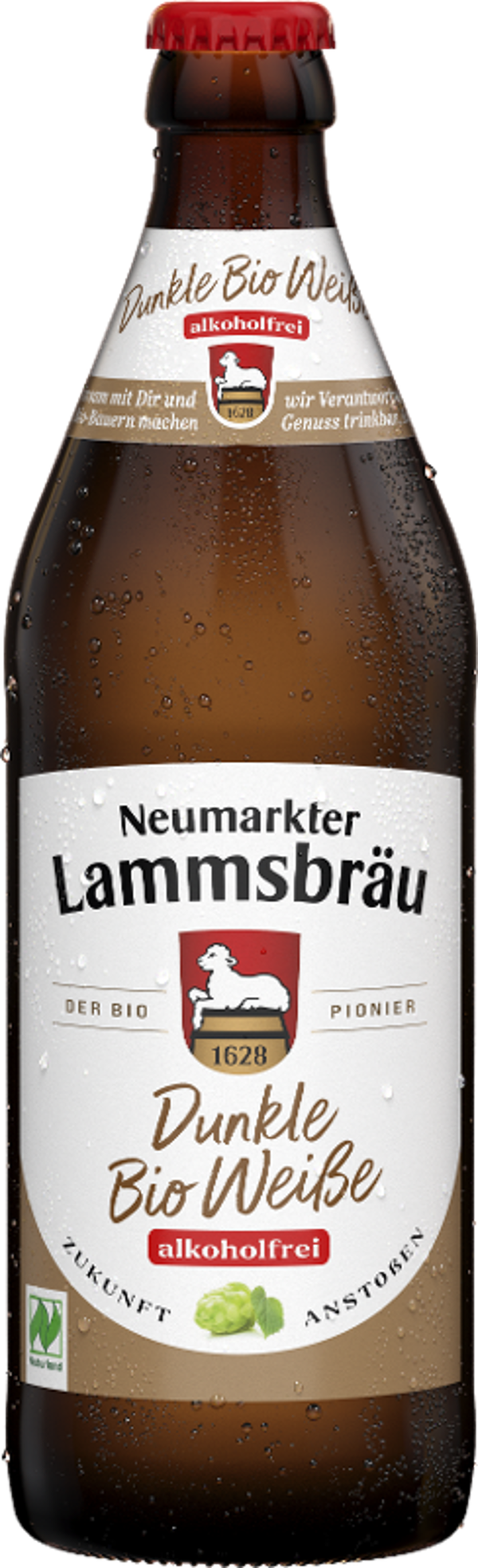 Produktfoto zu Dunkle Weiße alkoholfrei 0,5 l Neumarkter Lammsbräu