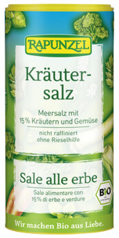 Produktfoto zu Kräutersalz Streudose 150g Rapunzel