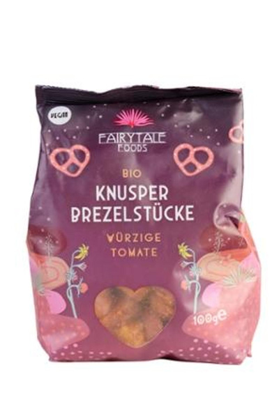 Produktfoto zu Brezelstücke würzige Tomate 100g Fairytale Foods