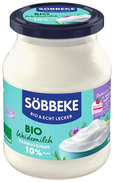 Produktfoto zu Rahmjoghurt mild 10% 500g Söbbeke