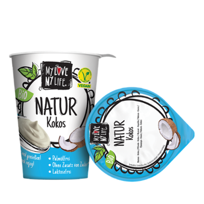 Produktfoto zu VPE Kokos Joghurt Natur ungesüßt 6x400g My Love - My Life