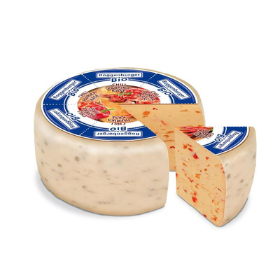 Produktfoto zu Chili Paprika Käse 50% Roggenburger