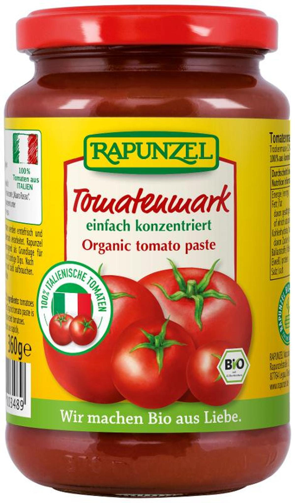 Produktfoto zu Tomatenmark 360g Rapunzel