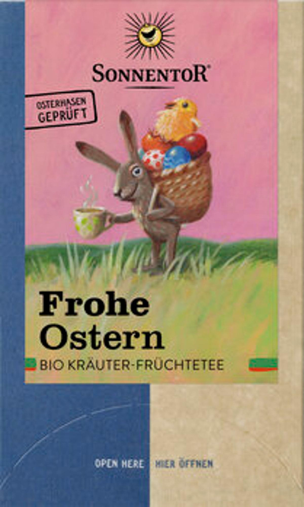 Produktfoto zu Frohe Ostern Tee 18x1,5g Sonnentor