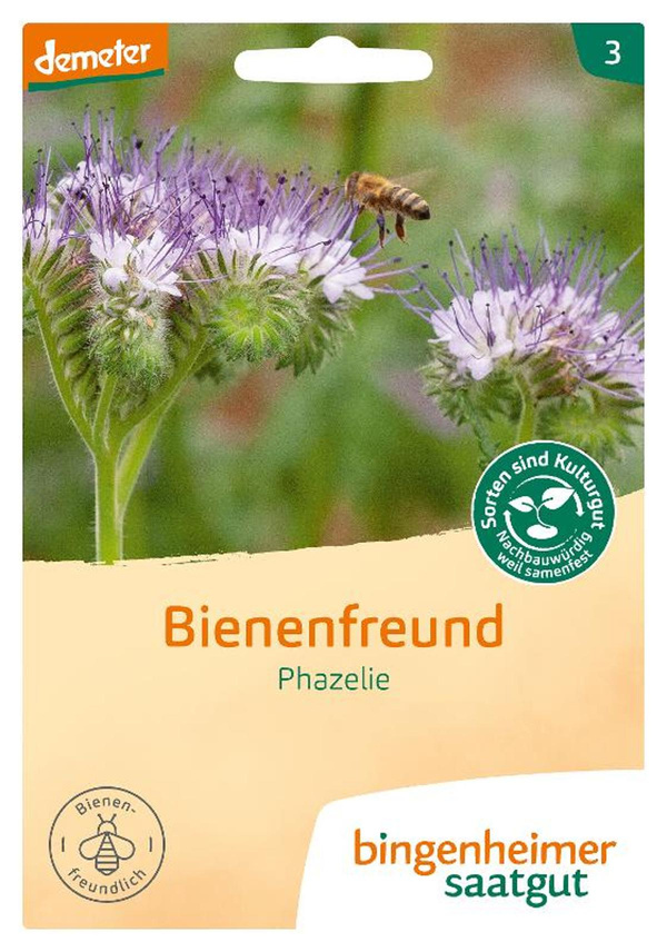 Produktfoto zu Saatgut Phazelie Bienenfreund Bingenheimer 32g Saatgut