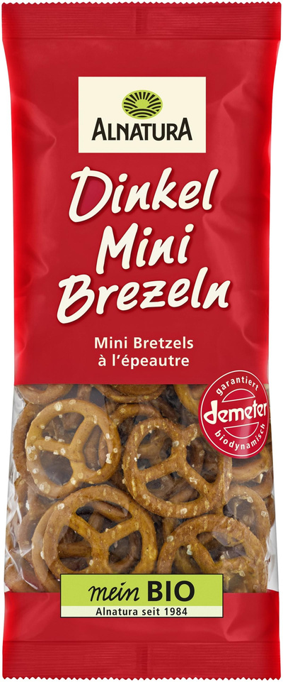 Produktfoto zu Dinkel Mini Brezeln 75g Alnatura