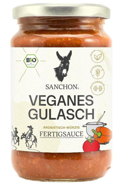 Produktfoto zu Veganes Gulasch 330ml Sanchon