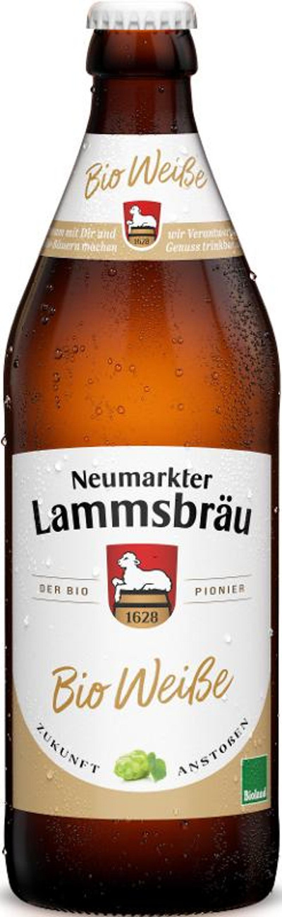 Produktfoto zu VPE Bier Lammsbräu Weiße 10x0,5 l Neumarkter Lammsbräu
