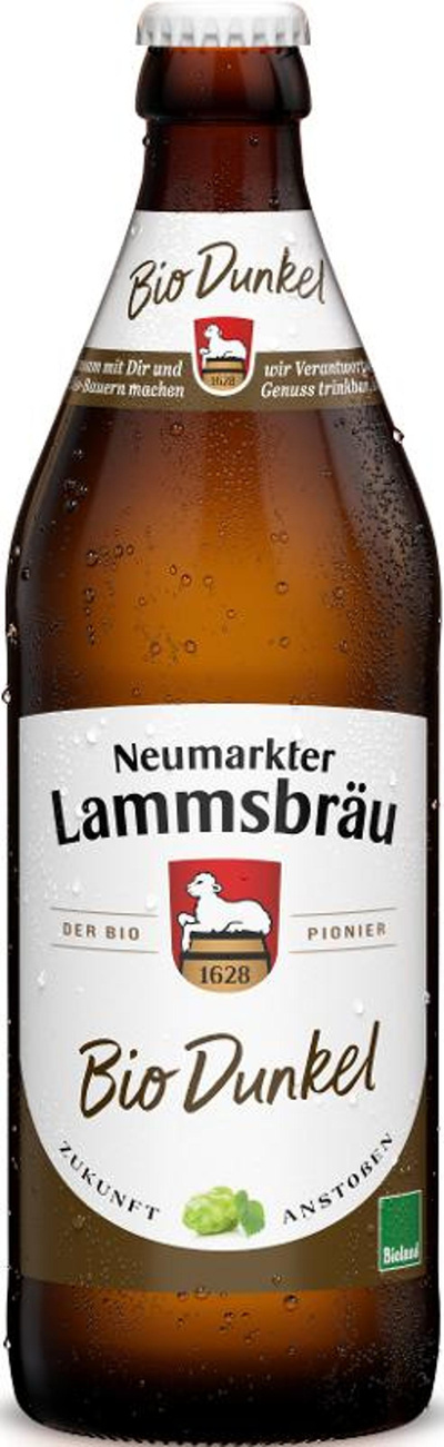 Produktfoto zu VPE Bier Lammsbräu Dunkel 10x0,5 l Neumarkter Lammsbräu
