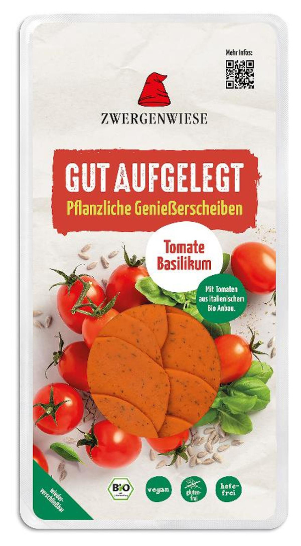 Produktfoto zu Gut Aufgelegt Tomate Basilikum 100g Zwergenwiese