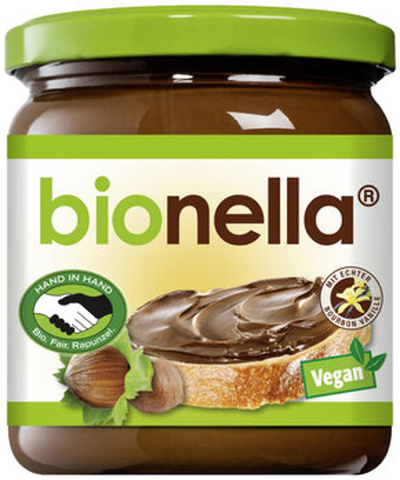 Produktfoto zu Nuss Nougat Creme 400g Bionella
