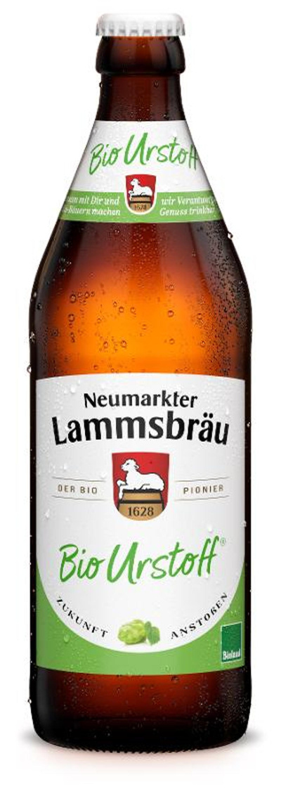 Produktfoto zu Lammsbräu Öko Urstoff 0,5 l Neumarkter Lammsbräu