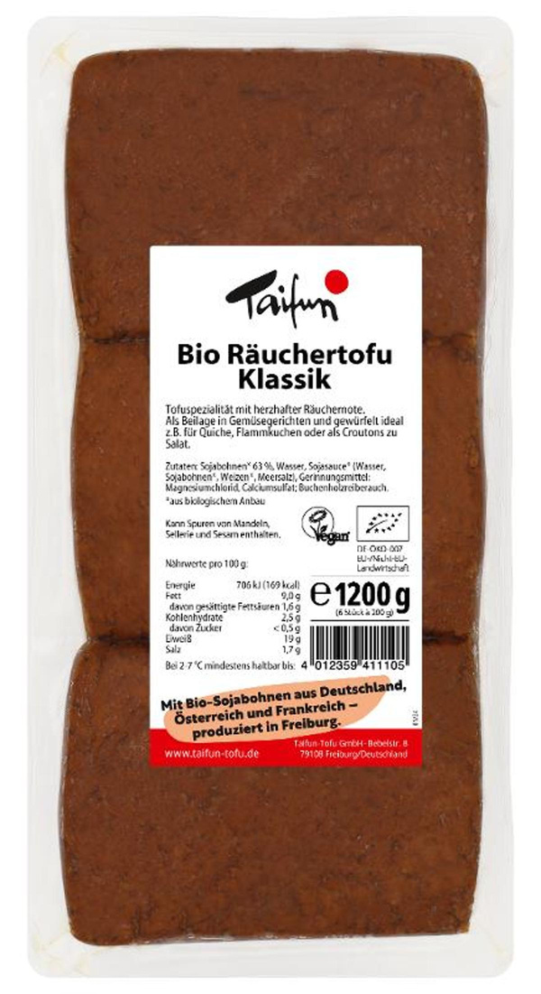 Produktfoto zu Räuchertofu 1200g Taifun