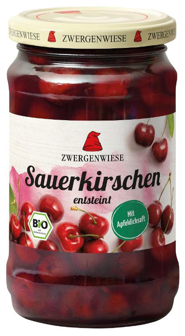 Produktfoto zu Sauerkirschen 360g Zwergenwiese