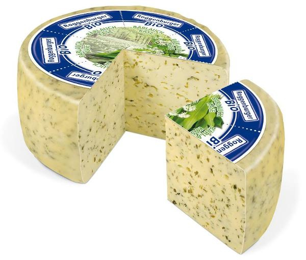 Produktfoto zu Roggenburger Bärlauchkäse 50% Landkäserei Herzog