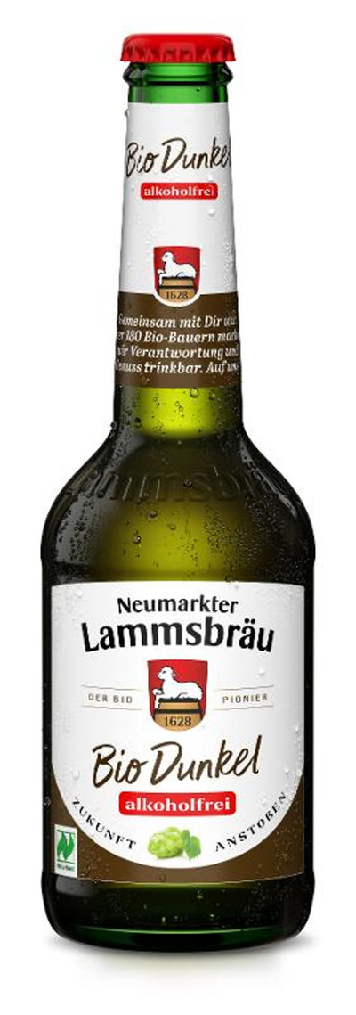 Produktfoto zu Bier Dunkel alkoholfrei 0,33 l Neumarkter Lammsbräu