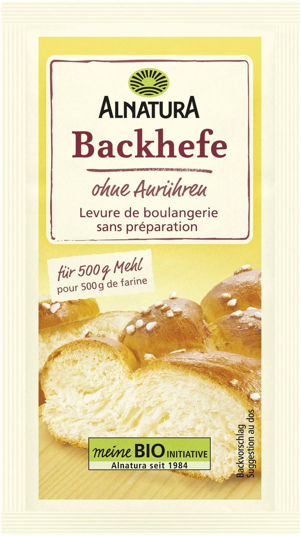 Produktfoto zu Backhefe 7g Alnatura