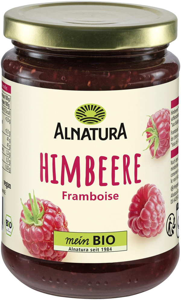 Produktfoto zu Fruchtaufstrich Himbeere 420g Alnatura
