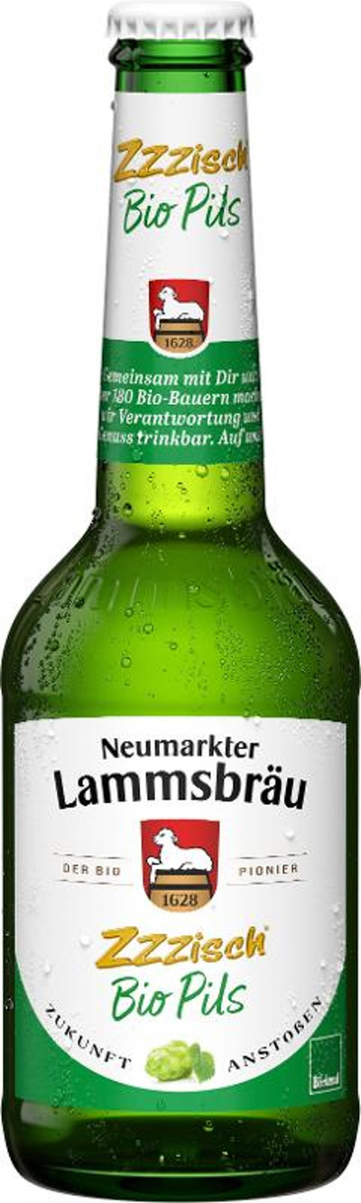 Produktfoto zu VPE Bier Edelpils 10x0,33 l Neumarkter Lammsbräu