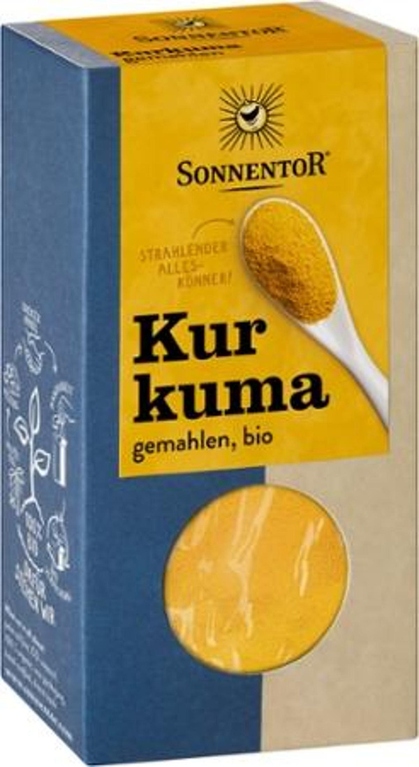 Produktfoto zu Kurkuma gemahlen 40g Sonnentor