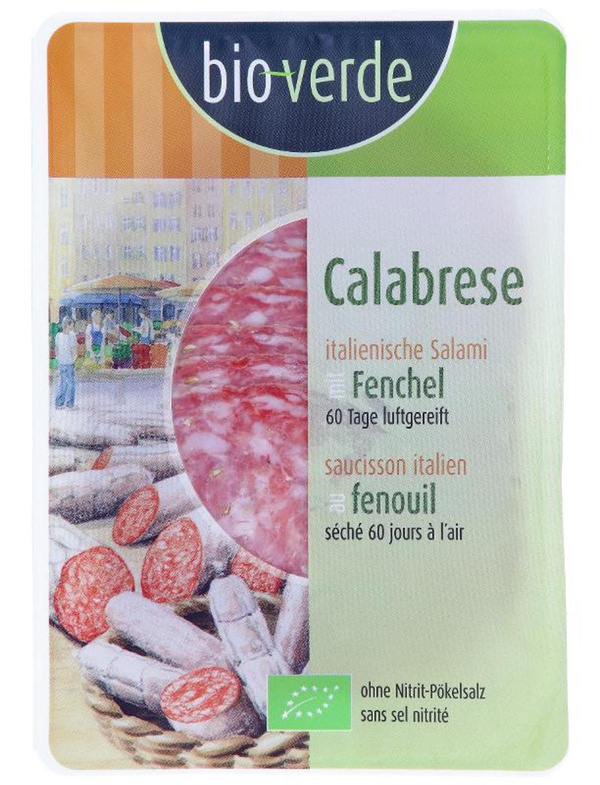 Produktfoto zu Salami Calabrese 80g bio-verde